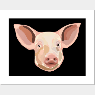 Pig Illustration Posters and Art